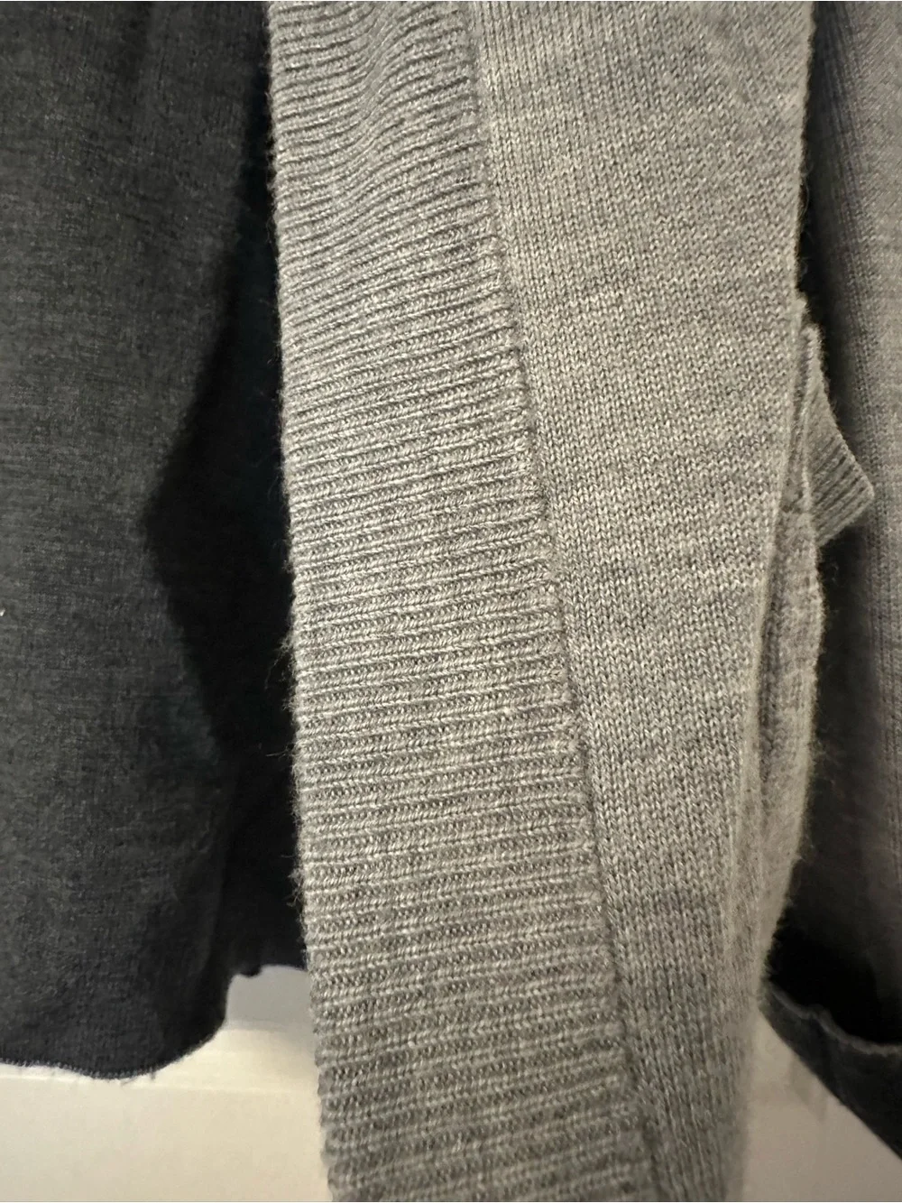 lululemon athletica Reversible Gray Open-Front Cardigan with Pockets